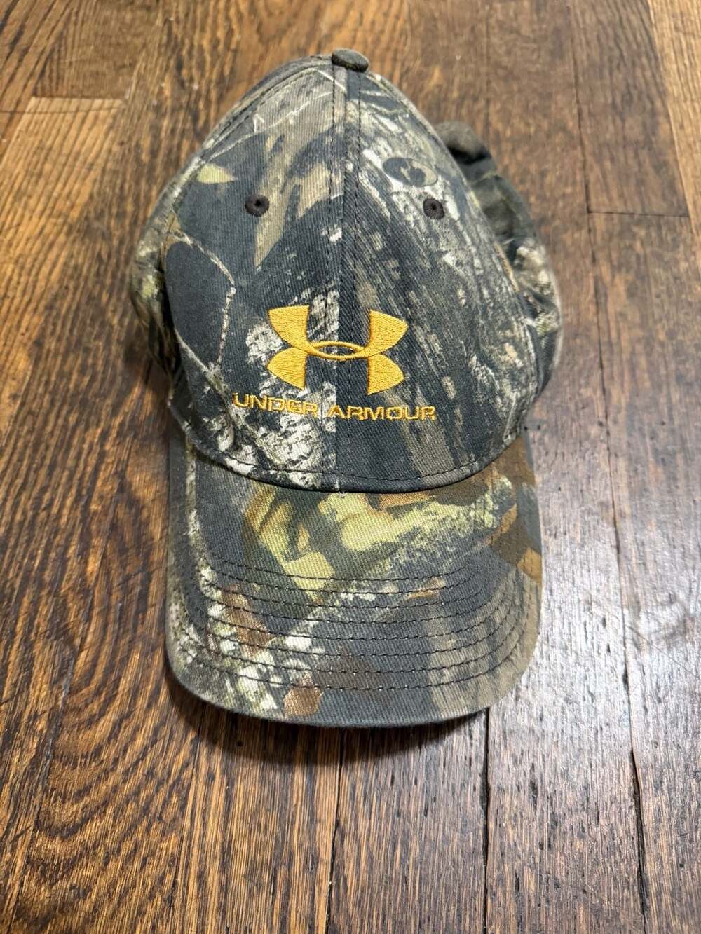 Under Armour Camo Ball Cap Size L Green Hunting Hat